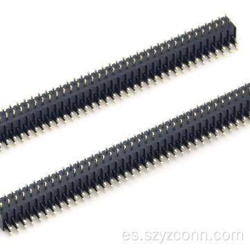 Conector de cabezal de clavija de 2,54 mm de ángulo recto 80P
